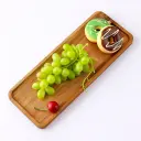 Acacia Wood Serving Tray –  with Light Natural Finish (14*5″)