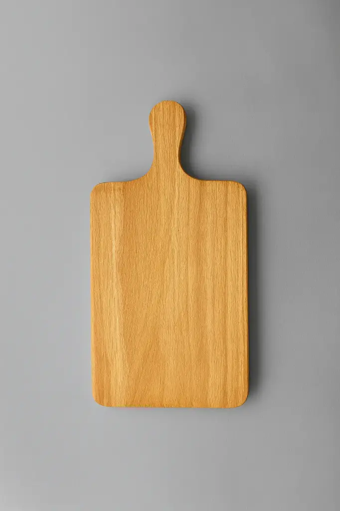 Pinewood Chopping Board – Natural Light Finish | Small Wooden Cutting Board for Kitchen (6×12 Inch)